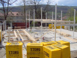 En dan komt de houtconstructie aan de beurt