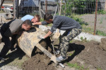 ...die iedere keer met de hand wordt geleegd